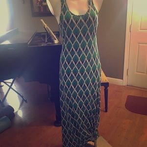 Maxi Racer back dress